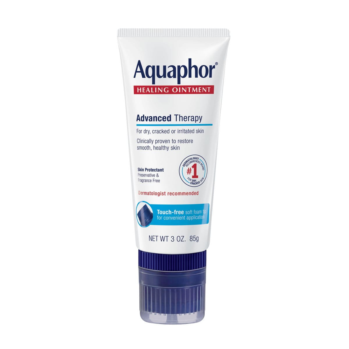 Aquaphor Healing Ointment With Touch-Free Applicator (3oz.)